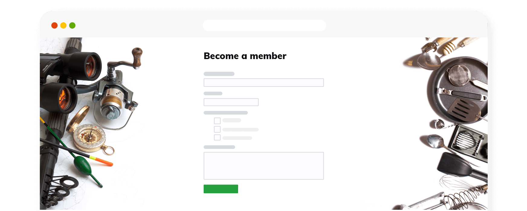 Sign up page illustration